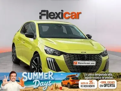 Usado Peugeot 208 Allure 100 CV (73 kW) 2025 Verde Utilitario