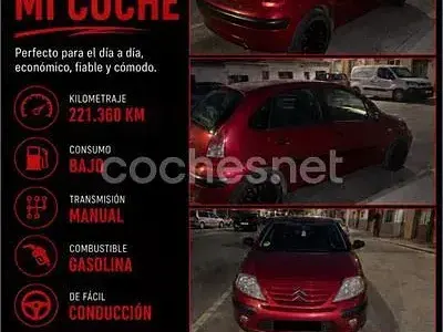 Usado Citroën C3 75 CV (55 kW) 2002 Rojo Utilitario