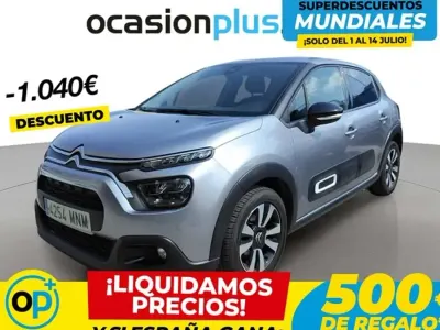 Usado Citroën C3 PureTech 83 CV (61 kW) 2024 Gris plata Utilitario