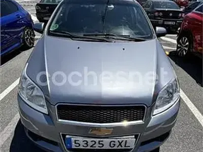 Usado Chevrolet Aveo LS 84 CV (61 kW) 2010 Gris / plata Berlina
