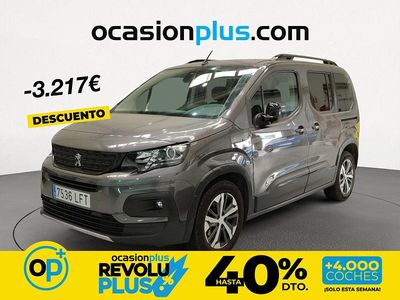 Usado Peugeot Rifter GT-line 130 CV (95 kW) 2020 Gris Monovolumen