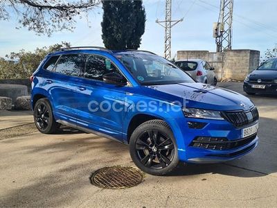 Azul Usado 2019 Skoda Karoq SportLine SUV | 25.000 € (Precio justo)