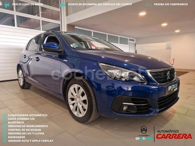 Usado Peugeot 308 Style 130 CV (95 kW) 2019 Azul Berlina