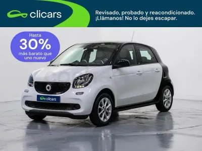 Usado Smart ForFour Passion 71 CV (52 kW) 2016 Blanco Utilitario