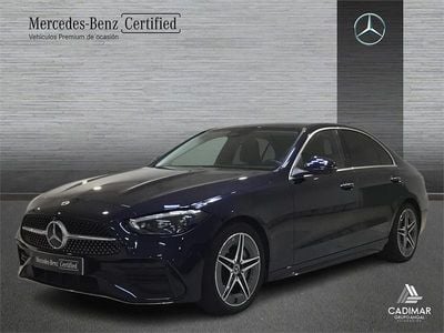 Usado Mercedes C220 AMG line 200 HP (147 kW) 2022 Azul Sedan