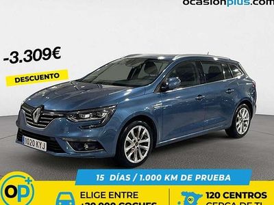 Usado Renault Mégane GrandTour Zen 140 CV (102 kW) 2019 Azul Familiar