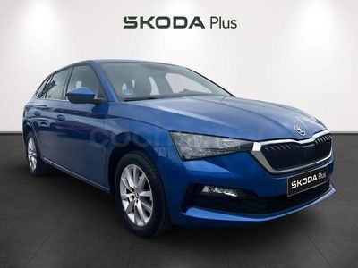 Usado Skoda Scala Ambition 95 CV (69 kW) 2022 Azul Utilitario