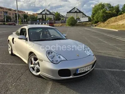 Usado Porsche 911 Turbo 420 CV (308 kW) 2003 Gris / plata Coupe