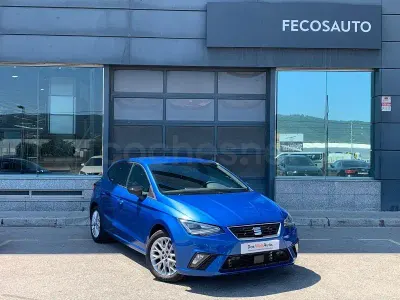Usado Seat Ibiza FR 110 CV (80 kW) 2023 Azul Utilitario