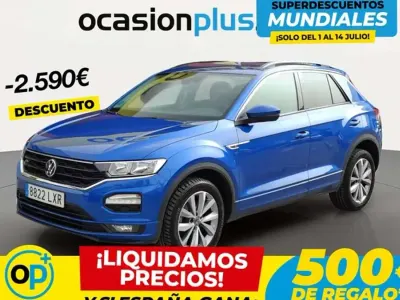 Usado VW T-Roc Advance 150 CV (110 kW) 2022 Azul SUV