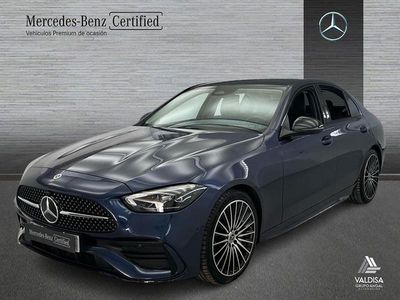 Usado Mercedes C220 AMG line 200 CV (147 kW) 2025 Azul sodalita Berlina