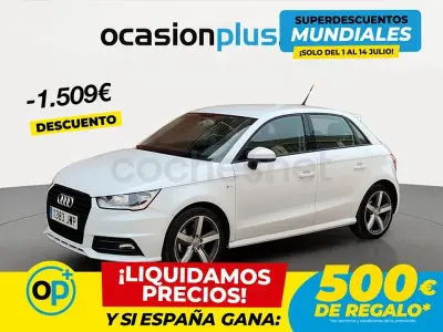 Usado Audi A1 Sportback S-Line 125 CV (91 kW) 2017 Blanco Utilitario