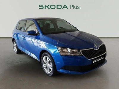 Brugt Skoda Fabia Ambition 95 HK (69 kW) 2019 Blå Hatchback