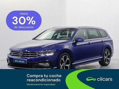 Usado VW Passat R-line 150 CV (110 kW) 2021 Azul Familiar