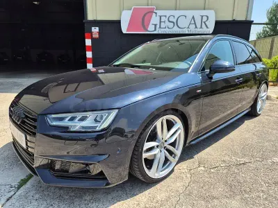 Usado Audi A4 S-Line 190 CV (139 kW) 2018 Negro Familiar