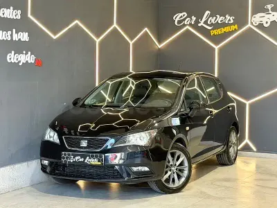 Usado Seat Ibiza Reference 90 CV (66 kW) 2015 Negro Berlina