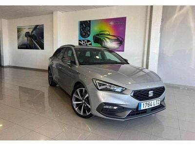 Usado Seat Leon ST FR 150 CV (110 kW) 2021 Gris Familiar