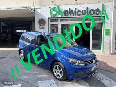 Usado VW Touran Trendline 105 CV (77 kW) 2011 Azul Monovolumen