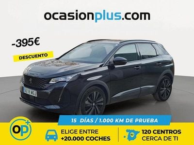 Usado Peugeot 3008 GT 130 CV (95 kW) 2023 Negro SUV