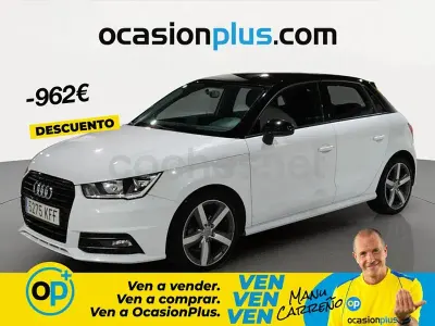 Usado Audi A1 Sportback 90 CV (66 kW) 2017 Blanco Utilitario