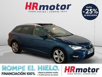 Usado Seat Leon FR 150 CV (110 kW) 2014 Azul Familiar