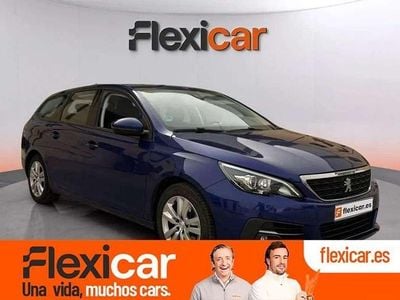 Usado Peugeot 308 SW Access 100 CV (73 kW) 2019 Azul Familiar
