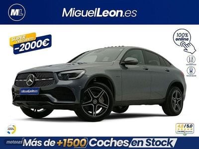 Gris / plata Usado 2020 Mercedes GLC300e Coupe | 44.985 € (Precio justo)