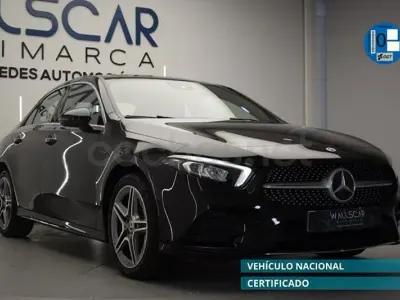 Usado Mercedes A250 218 CV (160 kW) 2021 Negro Berlina