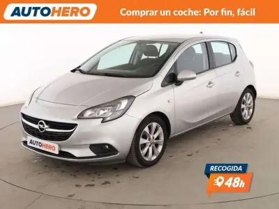 Usado Opel Corsa Selective 90 CV (66 kW) 2018 Plateado Utilitario