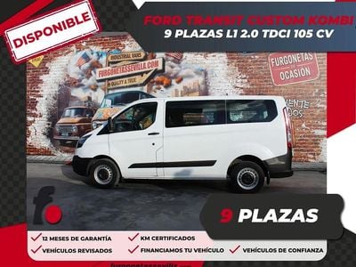 Usado Ford Transit Custom Trend 105 CV (77 kW) 2017 Blanco Familiar