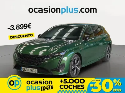 Usado Peugeot 308 GT 130 CV (95 kW) 2022 Verde Berlina