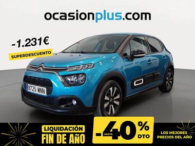 Azul Usado 2024 Citroën C3 PureTech Berlina | 13.550 € (Precio justo)