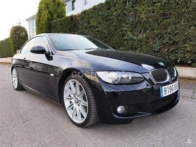 Negro Usado 2008 BMW 320 Cabriolet Descapotable | 20.000 €