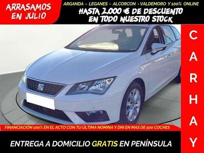 Usado Seat Leon ST Style 116 CV (85 kW) 2020 Blanco Familiar