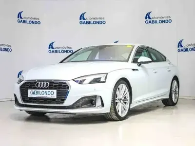 Usado Audi A5 Sportback 150 CV (110 kW) 2021 Blanco Utilitario