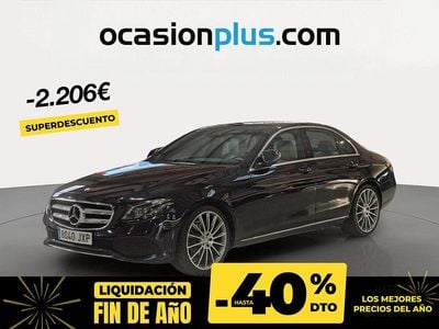 Azul Usado 2017 Mercedes E220 Berlina | 29.790 € (Precio justo)