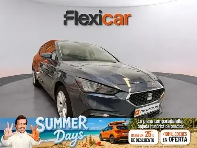 Usado Seat Leon Style 130 CV (95 kW) 2023 Gris
