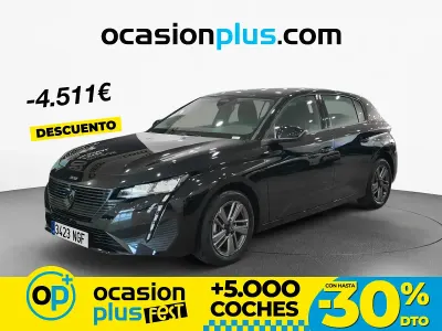 Usado Peugeot 308 Active 130 CV (95 kW) 2024 Negro Berlina