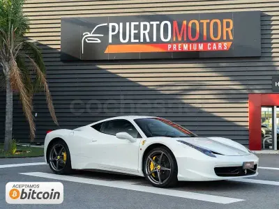 Usado Ferrari 458 570 CV (419 kW) 2013 Blanco Coupe