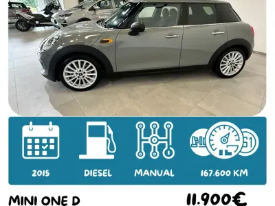 Usado Mini One D 95 CV (69 kW) 2015 Gris Utilitario