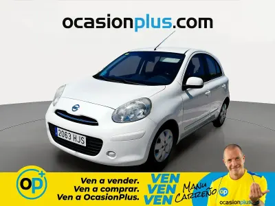 Usado Nissan Micra Acenta 80 CV (58 kW) 2012 Blanco Utilitario