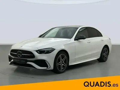 Usado Mercedes C300e AMG line 313 CV (230 kW) 2024 Blanco Berlina