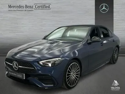 Usado Mercedes C220 AMG line 200 CV (147 kW) 2024 Azul sodalita Berlina