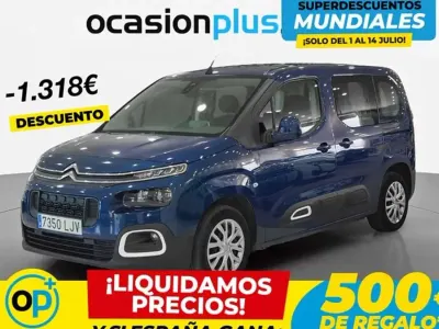 Usado Citroën Berlingo Feel 102 CV (75 kW) 2020 Azul Monovolumen