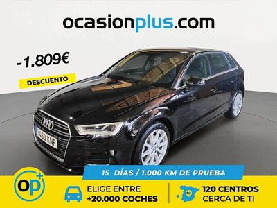 Usado Audi A3 Design 116 CV (85 kW) 2018 Negro Berlina