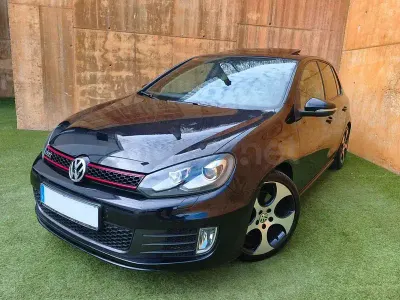 Usado VW Golf VI GTI 210 CV (154 kW) 2010 Negro Utilitario