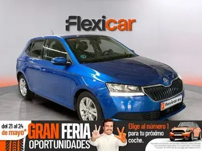 Occasion Skoda Fabia Ambition 95 PK (69 kW) 2021 Blauw Hatchback