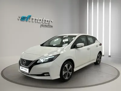 Usado Nissan Leaf Acenta 109 kW (149 CV) 2021 Blanco metalizado Utilitario
