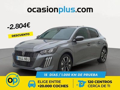 Usado Peugeot 208 Allure 100 CV (73 kW) 2025 Gris Utilitario