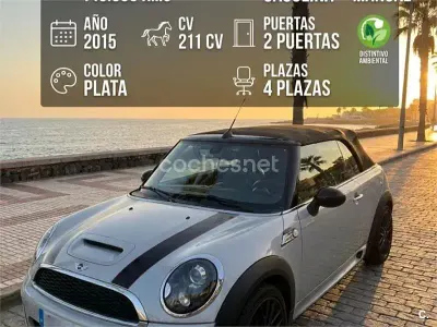 Usado Mini John Cooper Works Cabriolet 211 CV (155 kW) 2014 Gris / plata Descapotable